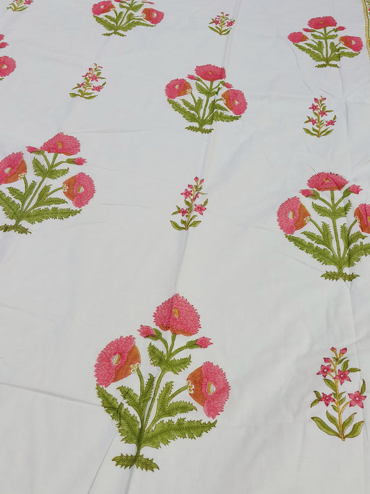 FRESH ARRIVAL Handblock Printed Premium Double Bed Dohars