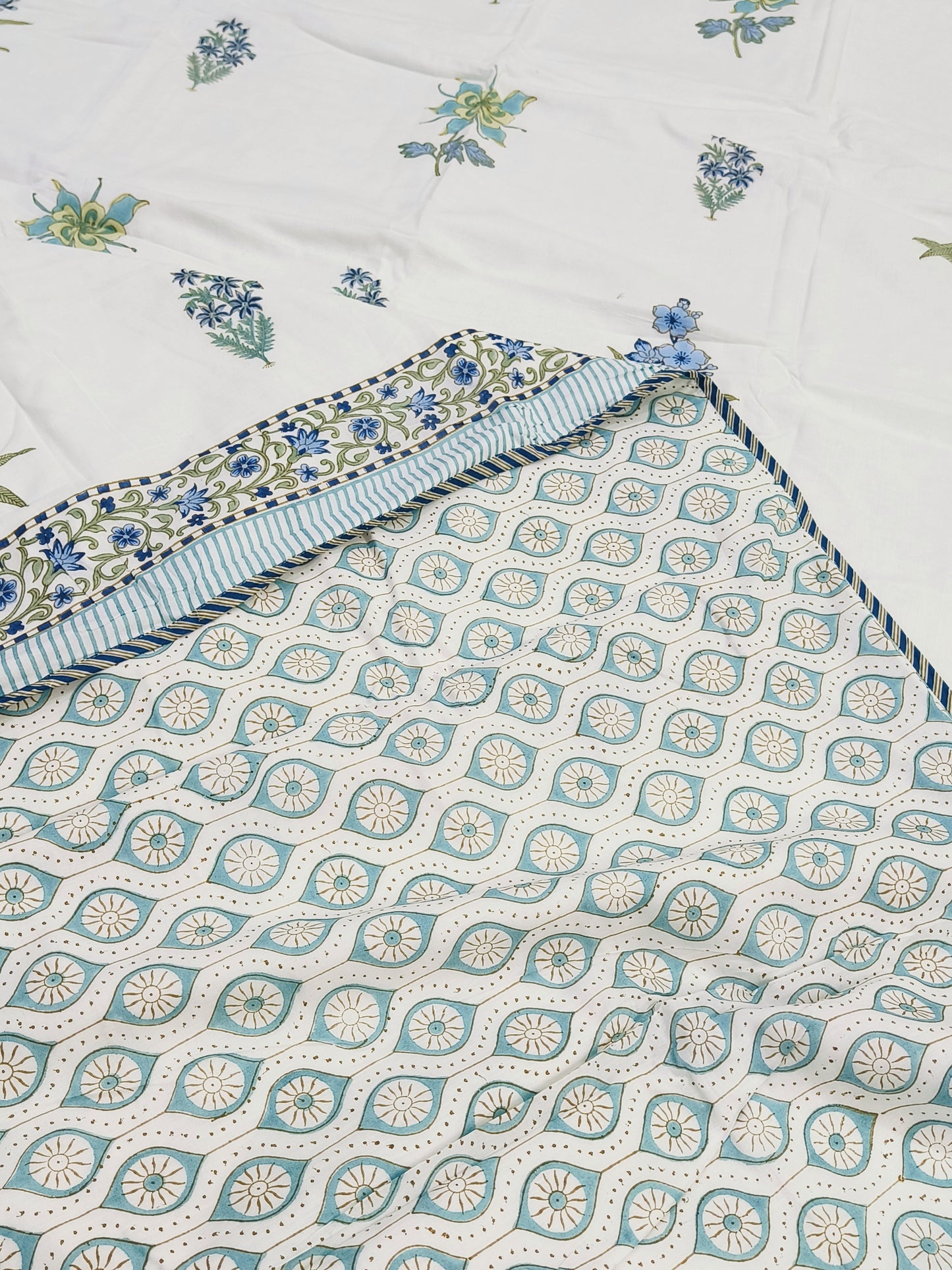 FRESH ARRIVAL Handblock Printed Premium Double Bed Dohars