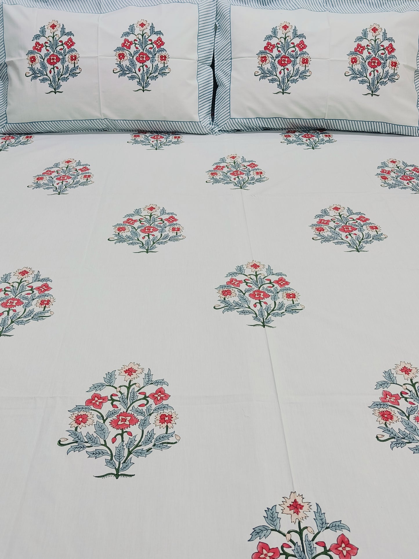 FRESH ARRIVAL Handblock Printed Premium Bedsheets (Dispatch Time 24 Hours)