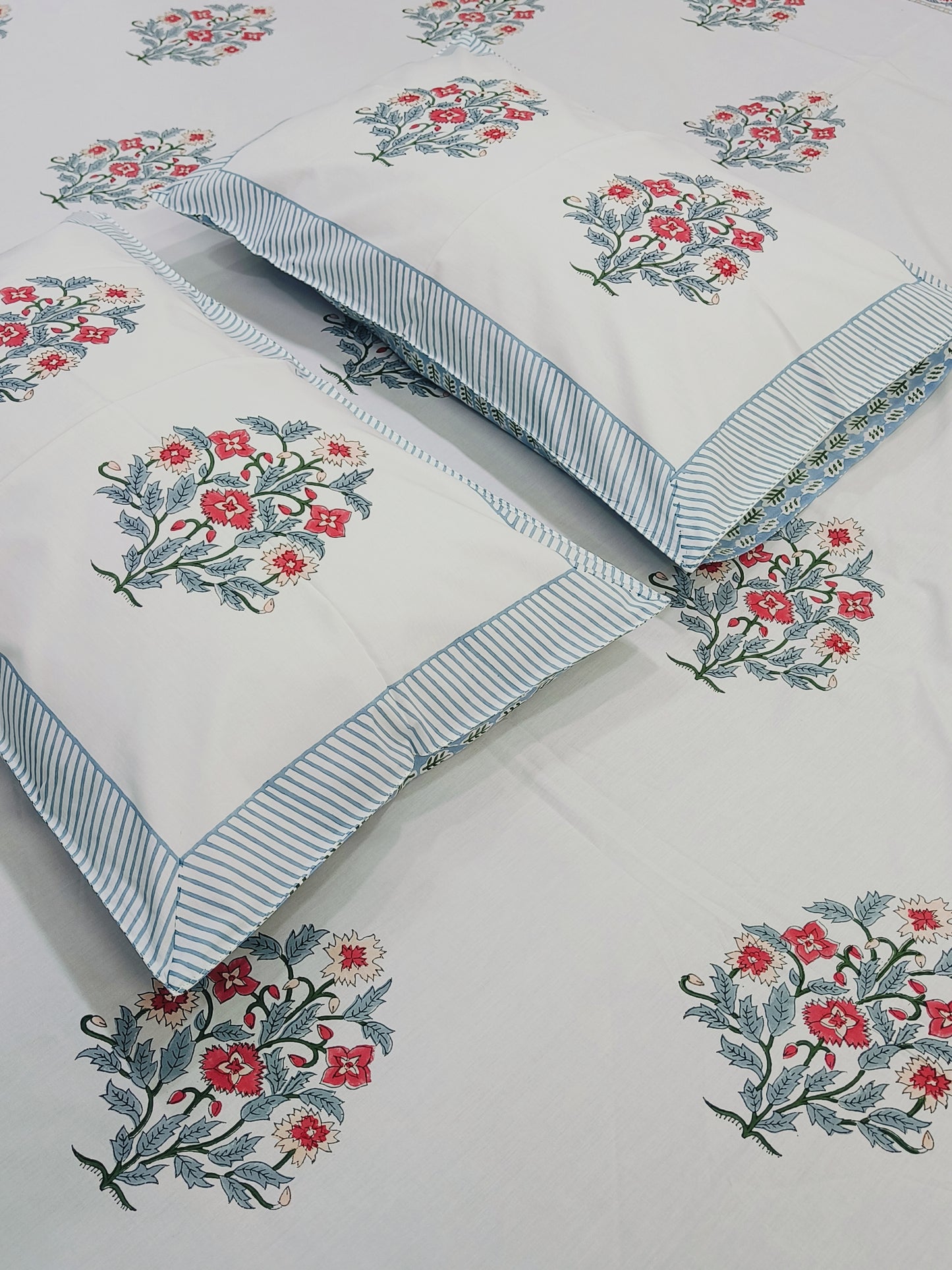 FRESH ARRIVAL Handblock Printed Premium Bedsheets (Dispatch Time 24 Hours)