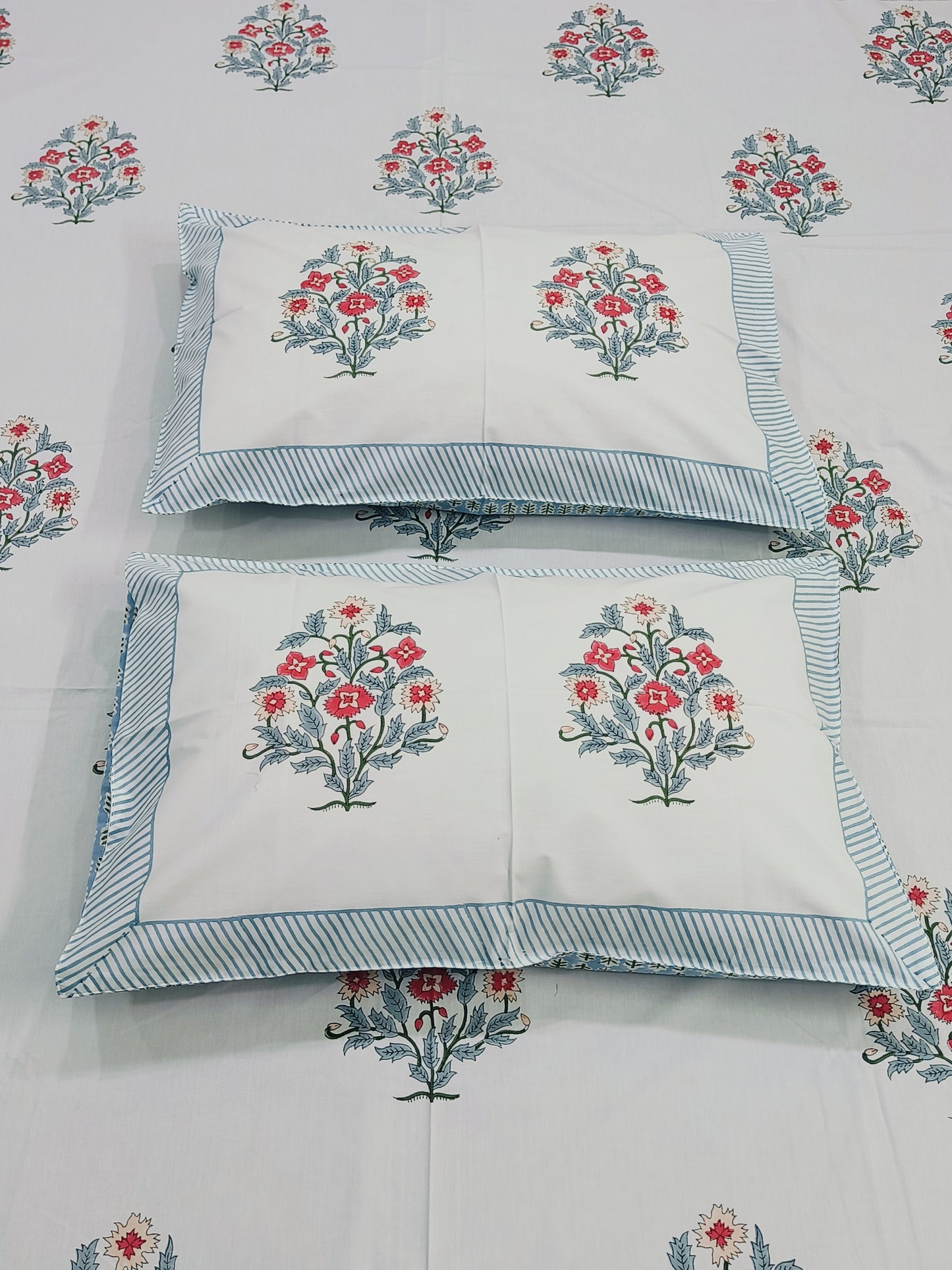 FRESH ARRIVAL Handblock Printed Premium Bedsheets (Dispatch Time 24 Hours)