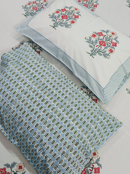 FRESH ARRIVAL Handblock Printed Premium Bedsheets (Dispatch Time 24 Hours)