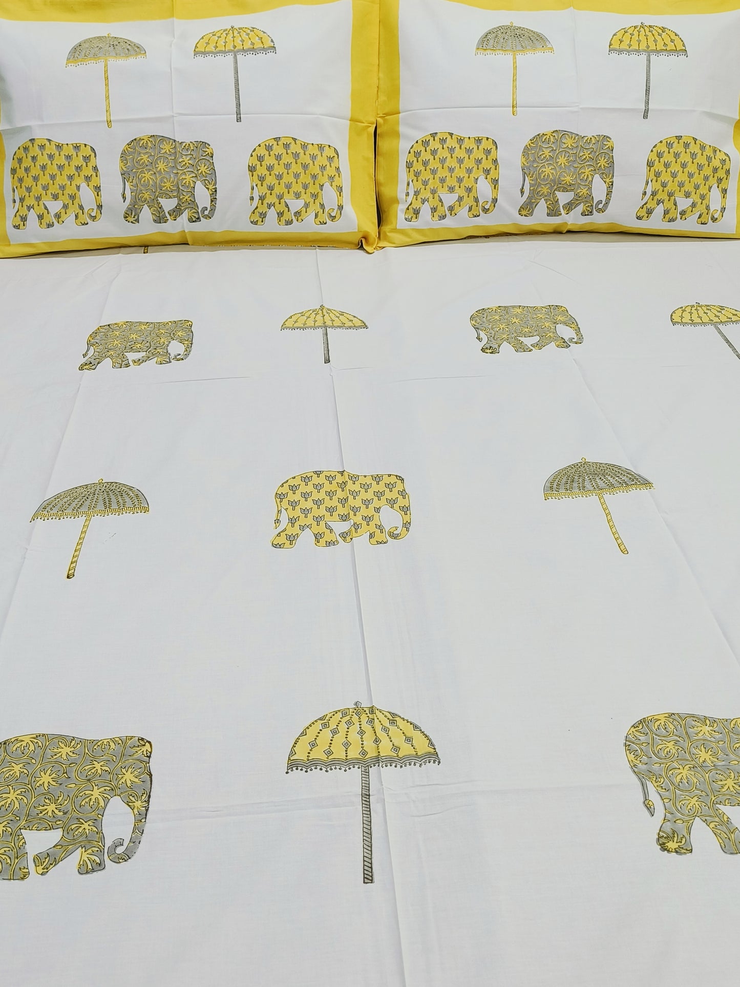 FRESH ARRIVAL Handblock Printed Premium Bedsheets (Dispatch Time 24 Hours)