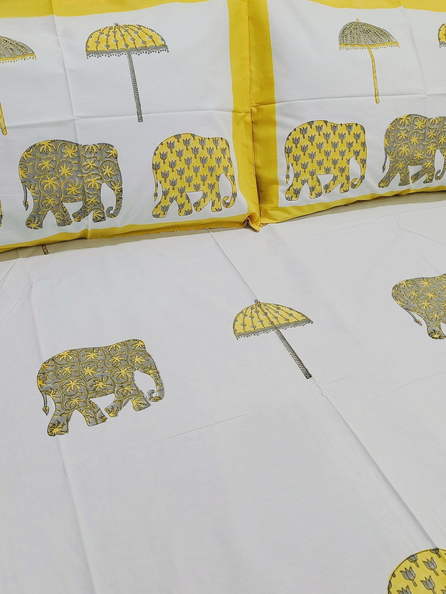 FRESH ARRIVAL Handblock Printed Premium Bedsheets (Dispatch Time 24 Hours)