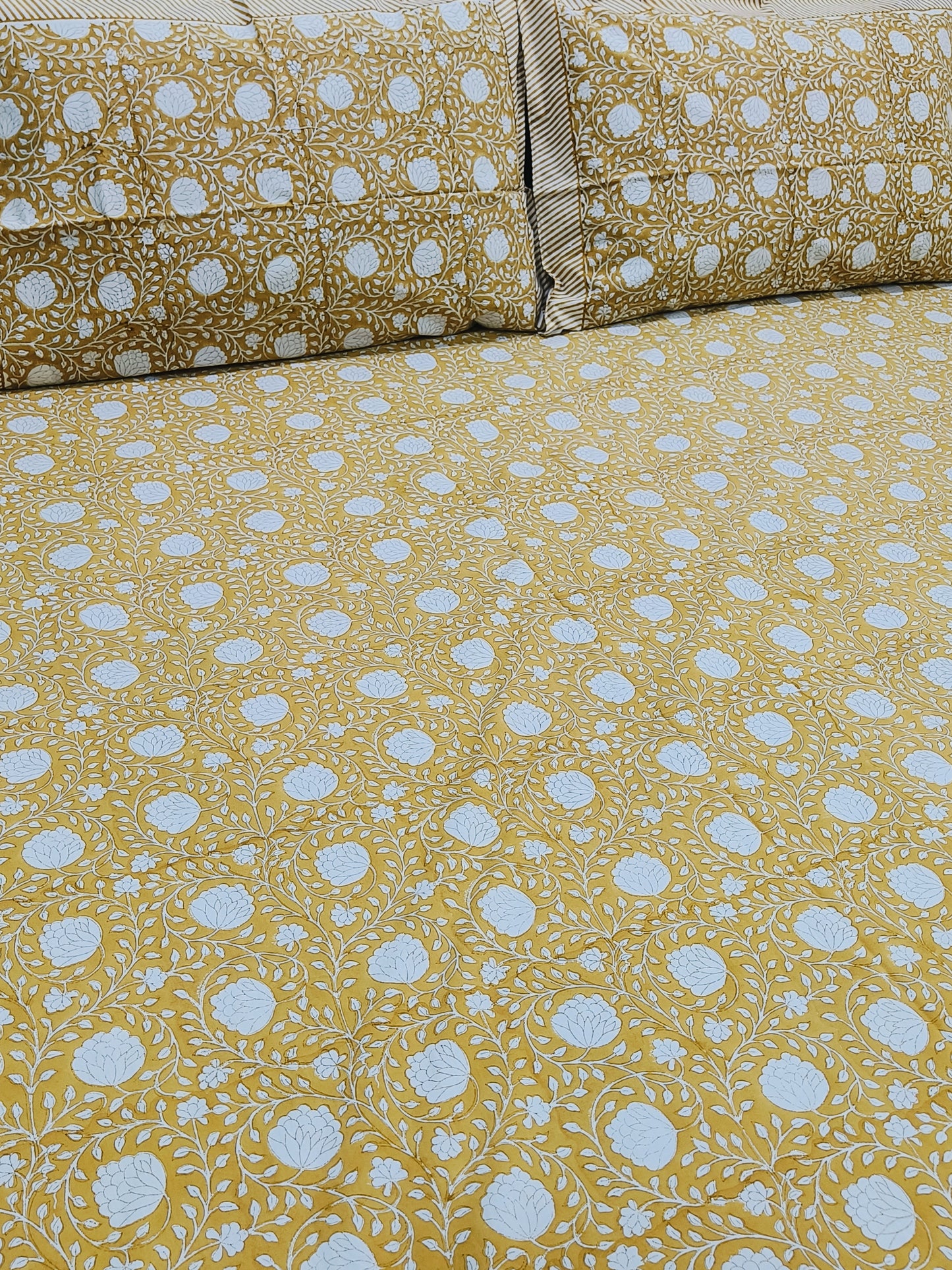 FRESH ARRIVAL Handblock Printed Premium Bedsheets (Dispatch Time 24 Hours)