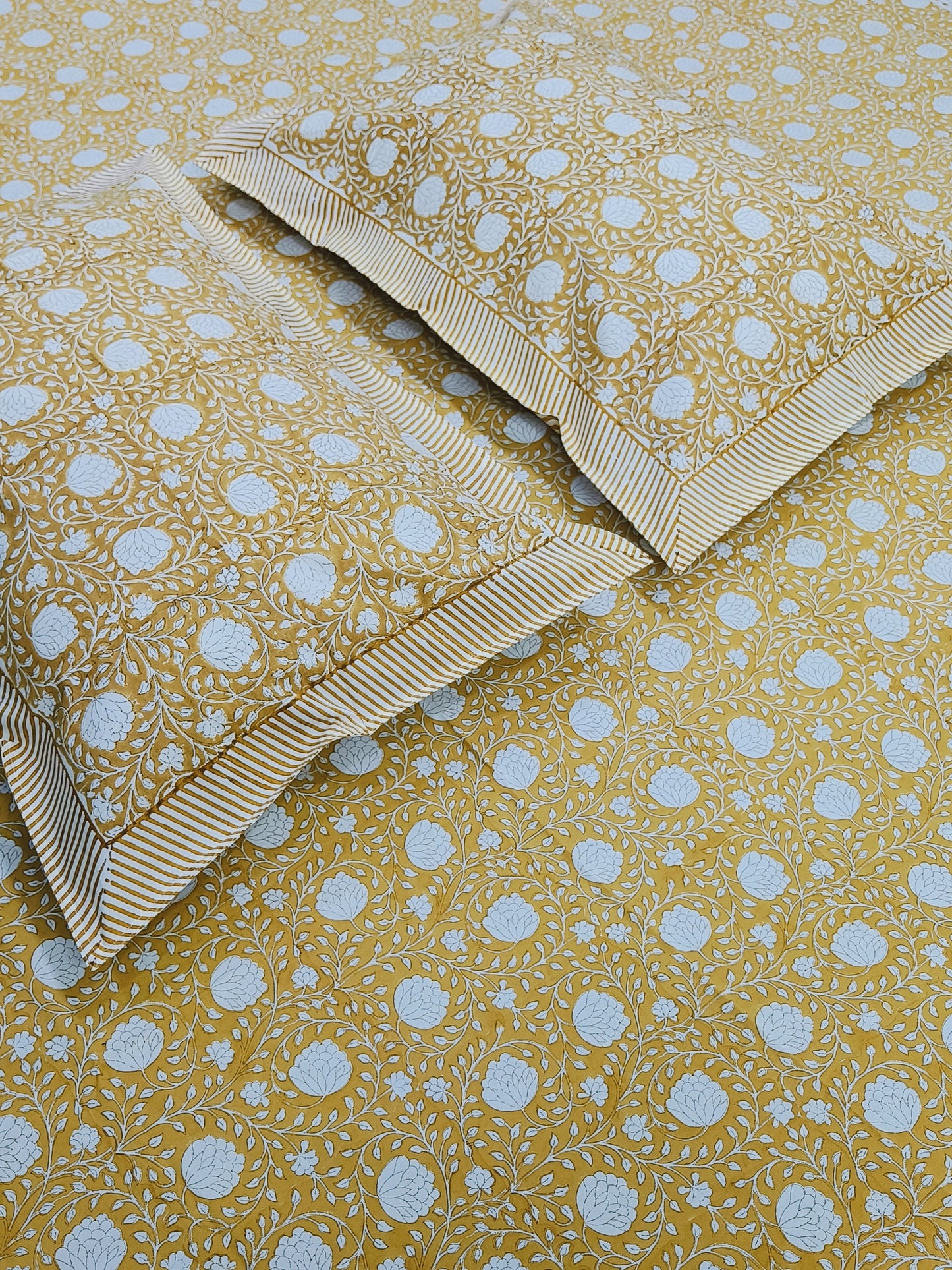 FRESH ARRIVAL Handblock Printed Premium Bedsheets (Dispatch Time 24 Hours)