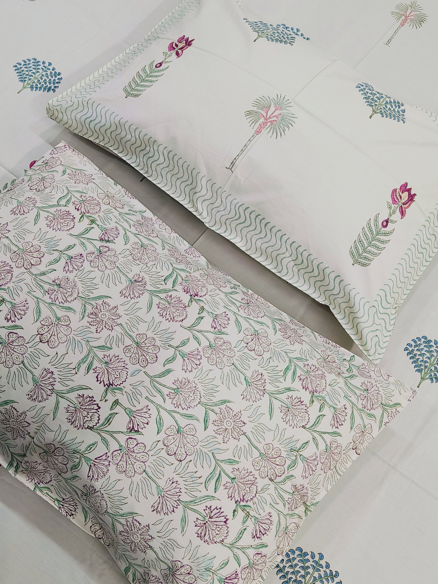 FRESH ARRIVAL Handblock Printed Premium Bedsheets (Dispatch Time 24 Hours)