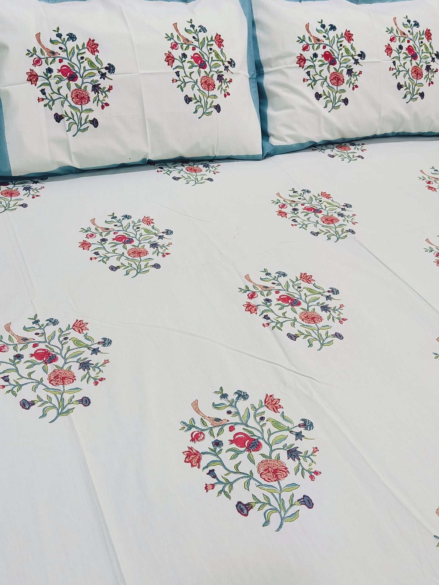FRESH ARRIVAL Handblock Printed Premium Bedsheets (Dispatch Time 24 Hours)