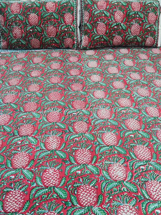 FRESH ARRIVAL Handblock Printed Premium Bedsheets(Dispatch Time 24 Hours)