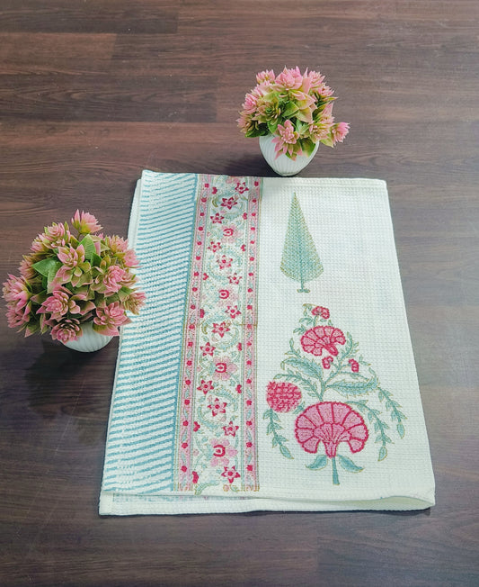 Handblock Printed Hand Towels