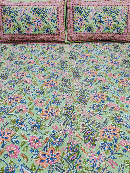FRESH ARRIVAL! Floral Sadabahaar Bedsheets(Dispatch Time 24 Hours)