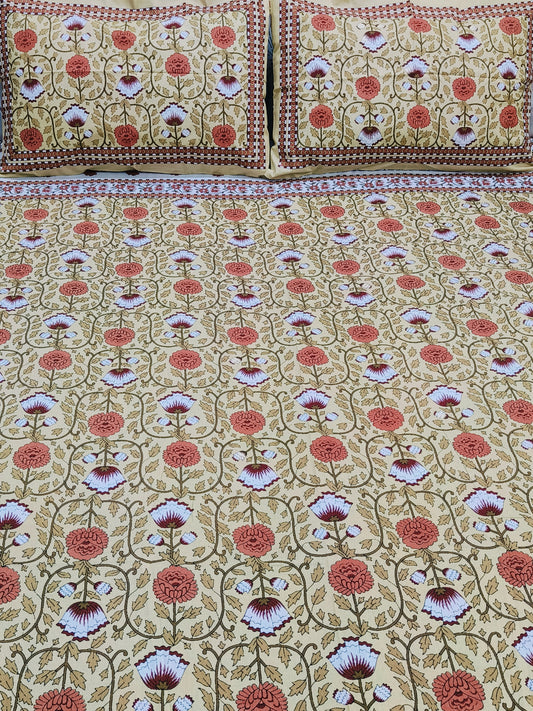 FRESH ARRIVAL! Floral Sadabahaar Bedsheets(Dispatch Time 24 Hours)