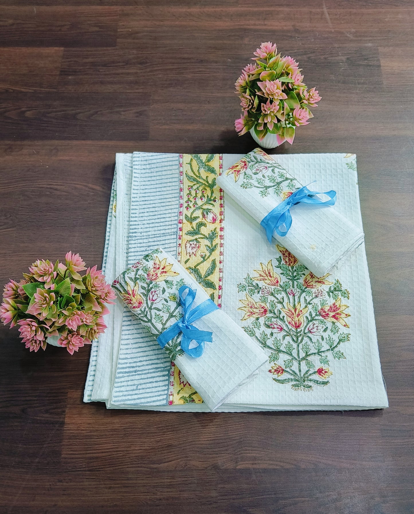 Handblock Printed Towels