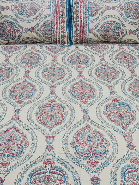 FRESH ARRIVALS Gulbahaar King Size Bedsheets(Dispatch Time 24 Hours)