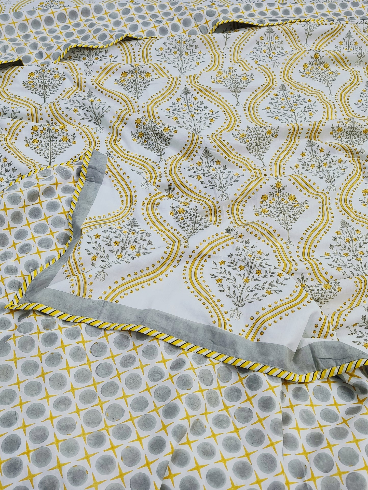 FRESH ARRIVAL Handblock Printed Premium Double Bed Dohars