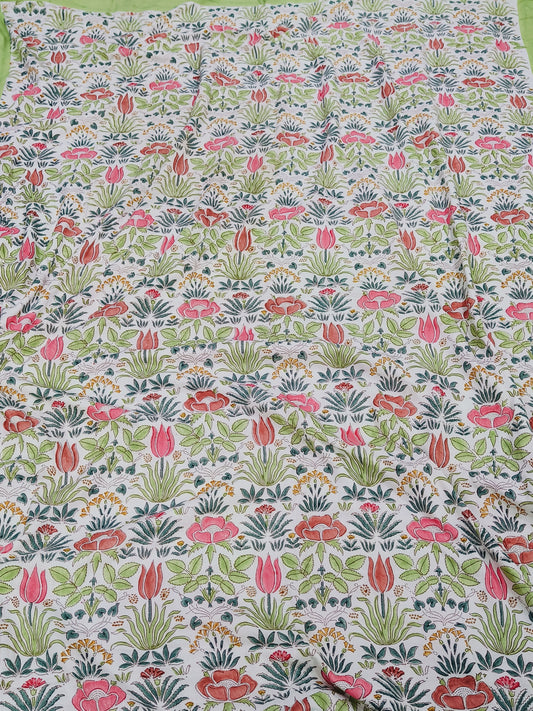 FRESH ARRIVAL Handblock Printed Premium Colorful Single Dohars