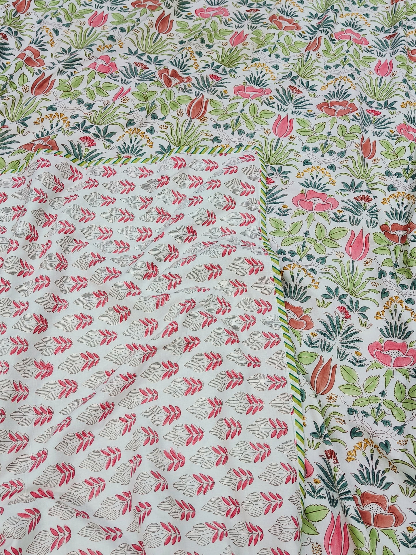 FRESH ARRIVAL Handblock Printed Premium Colorful Single Dohars