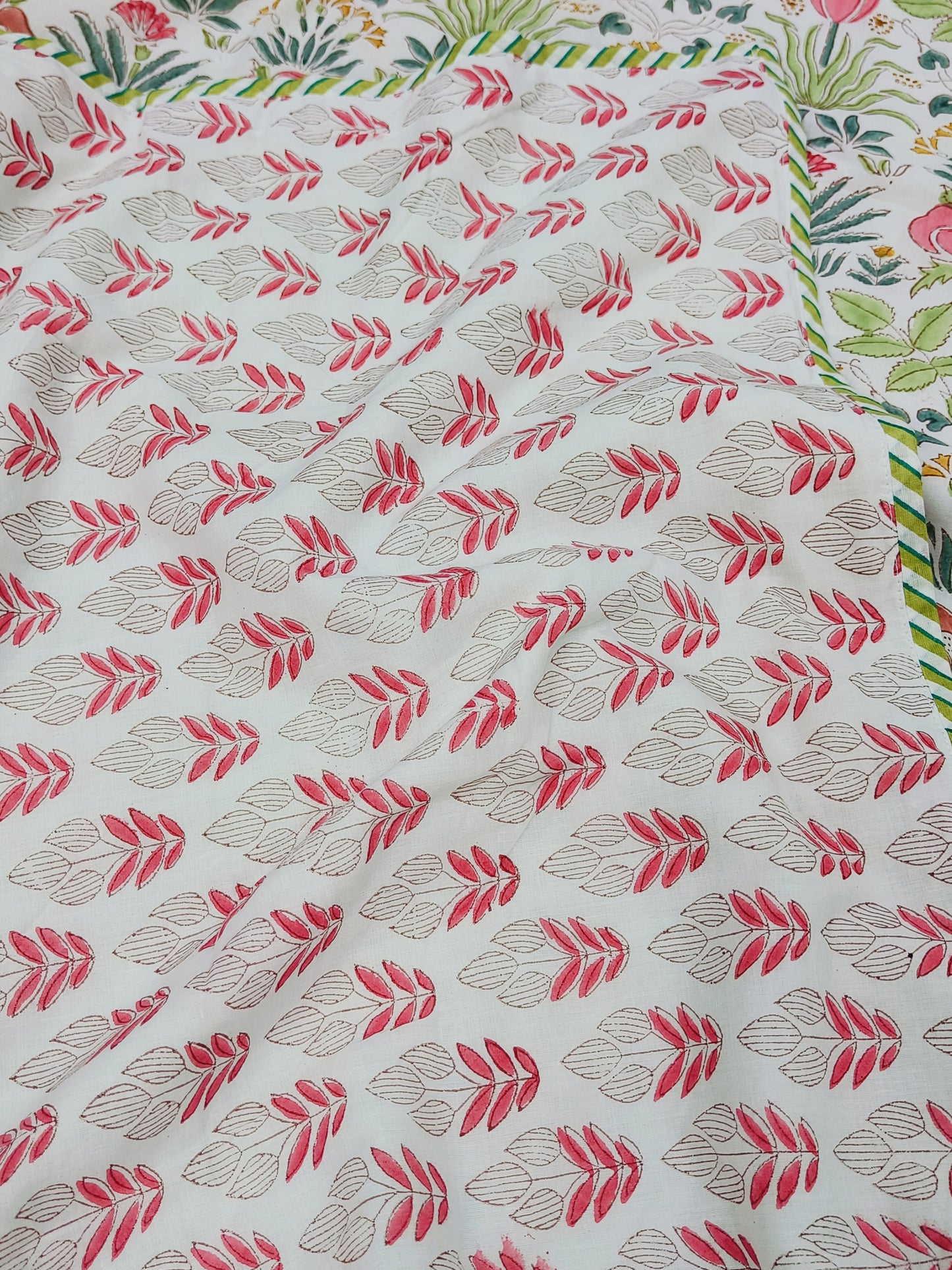 FRESH ARRIVAL Handblock Printed Premium Colorful Single Dohars