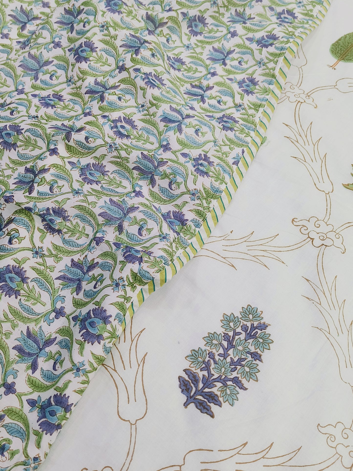 FRESH ARRIVAL Handblock Printed Premium Double Bed Dohars