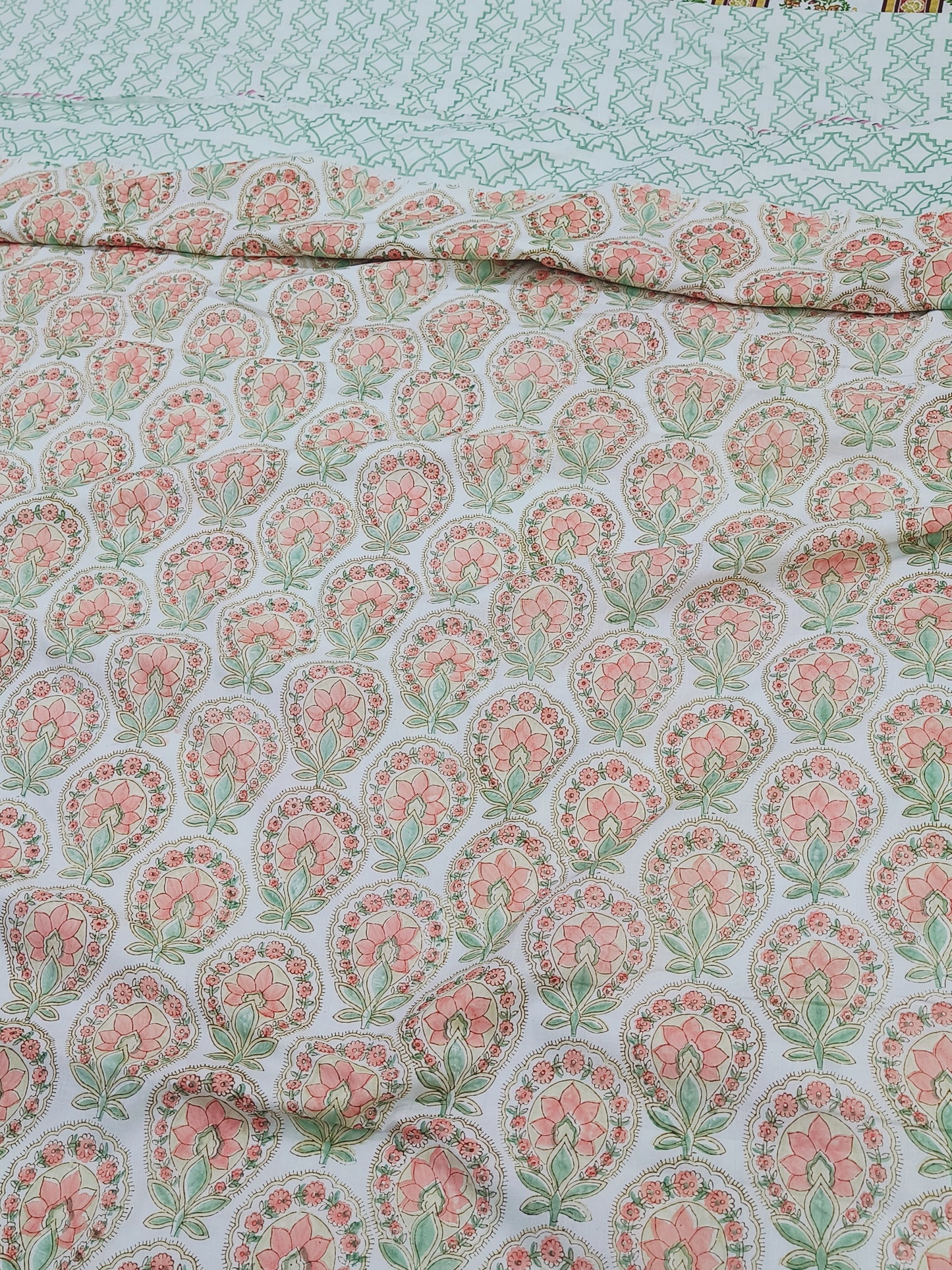 FRESH ARRIVAL Handblock Printed Premium Double Bed Dohars