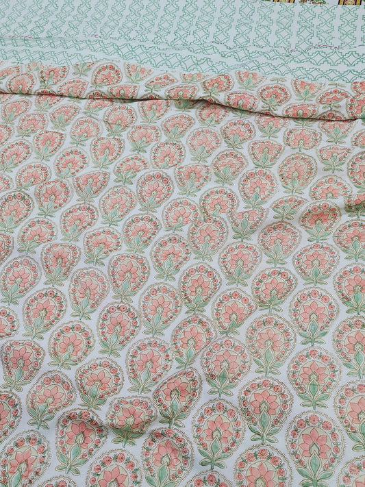 FRESH ARRIVAL Handblock Printed Premium Double Bed Dohars