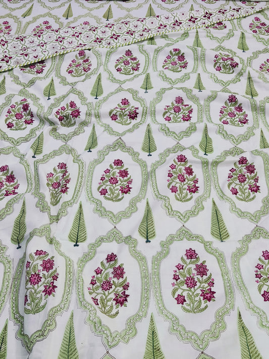 FRESH ARRIVAL Handblock Printed Premium Double Bed Dohars