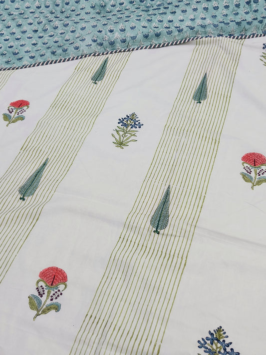 FRESH ARRIVAL Handblock Printed Premium Double Bed Dohars