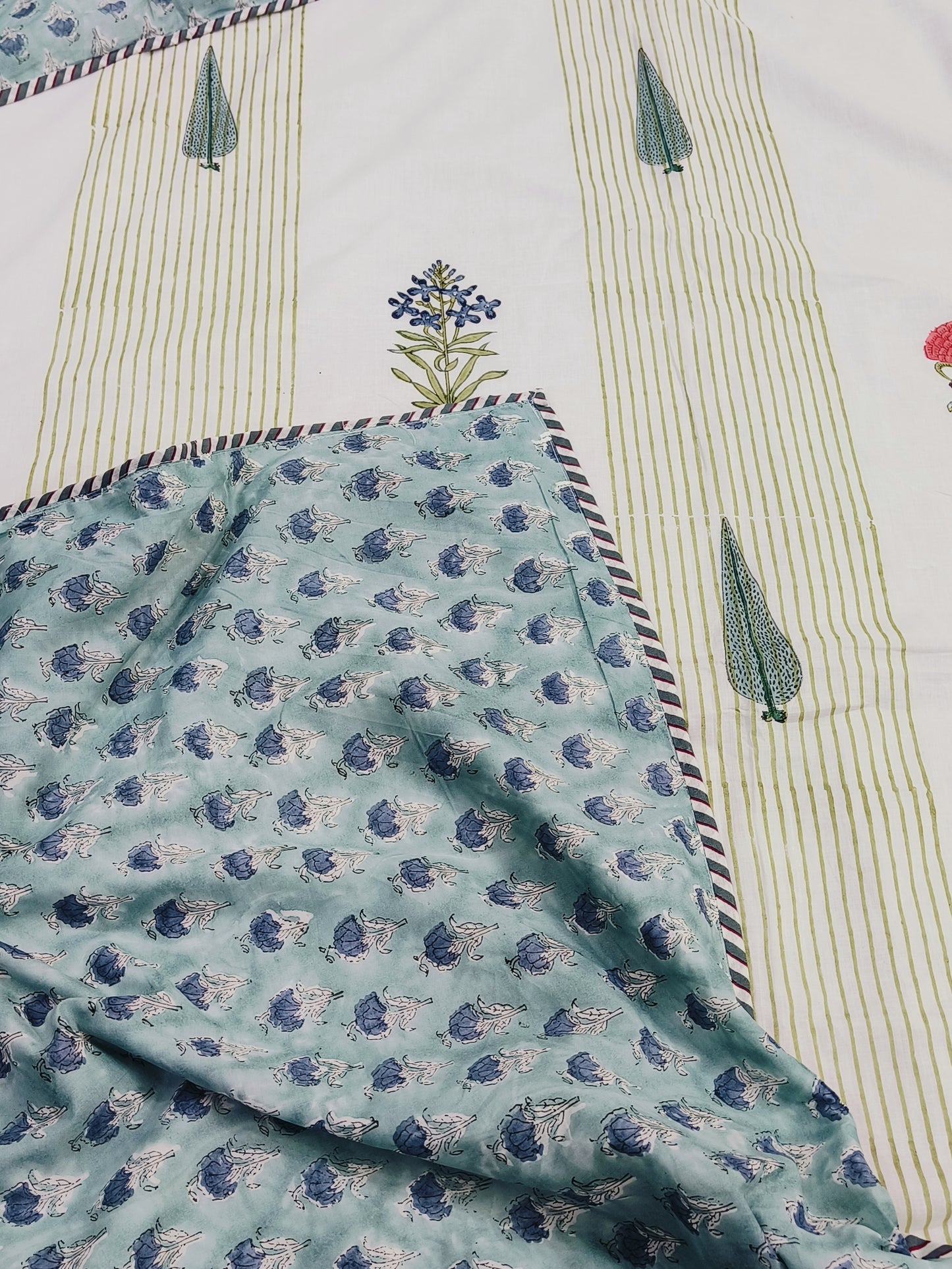FRESH ARRIVAL Handblock Printed Premium Double Bed Dohars