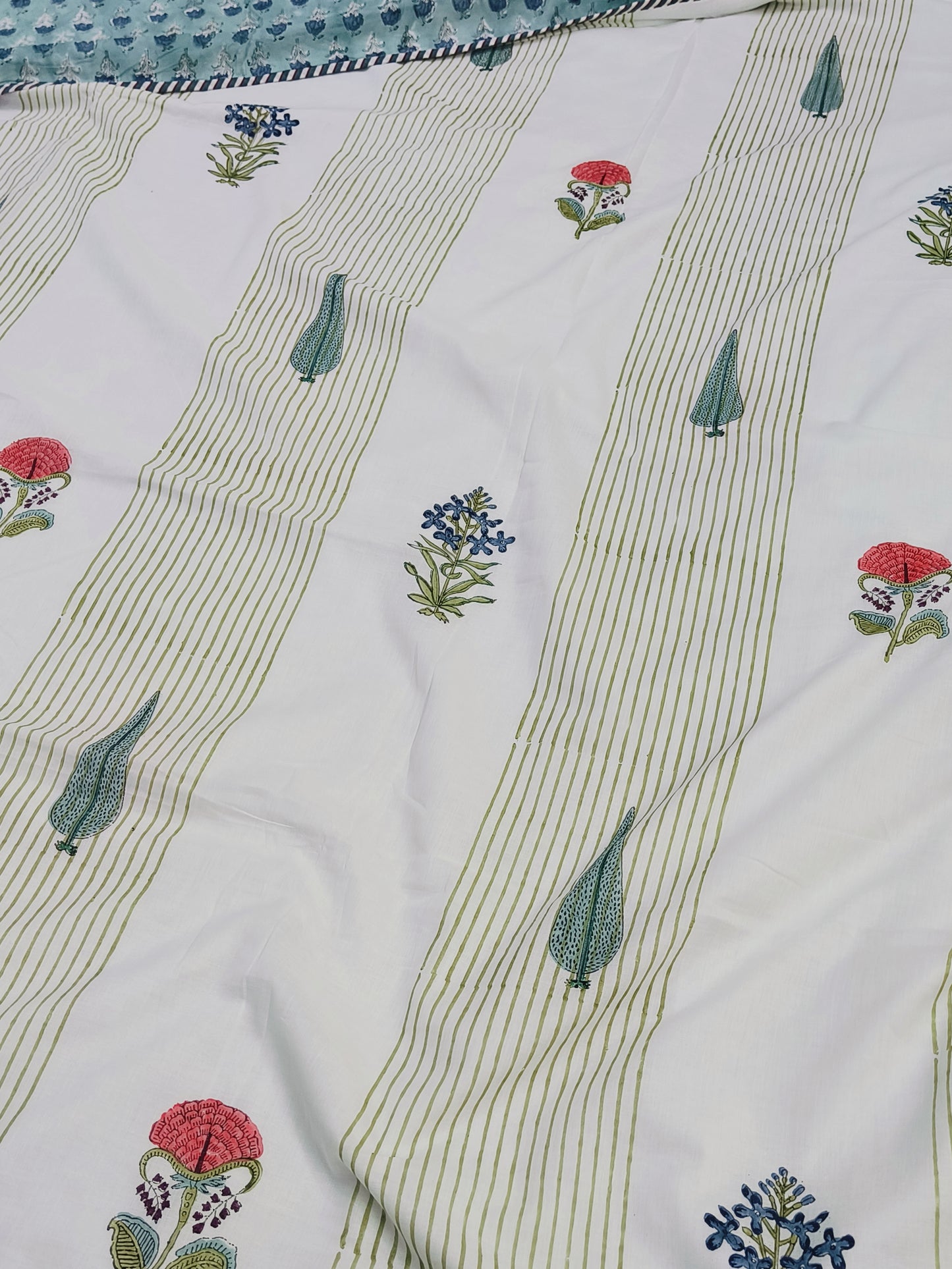 FRESH ARRIVAL Handblock Printed Premium Double Bed Dohars