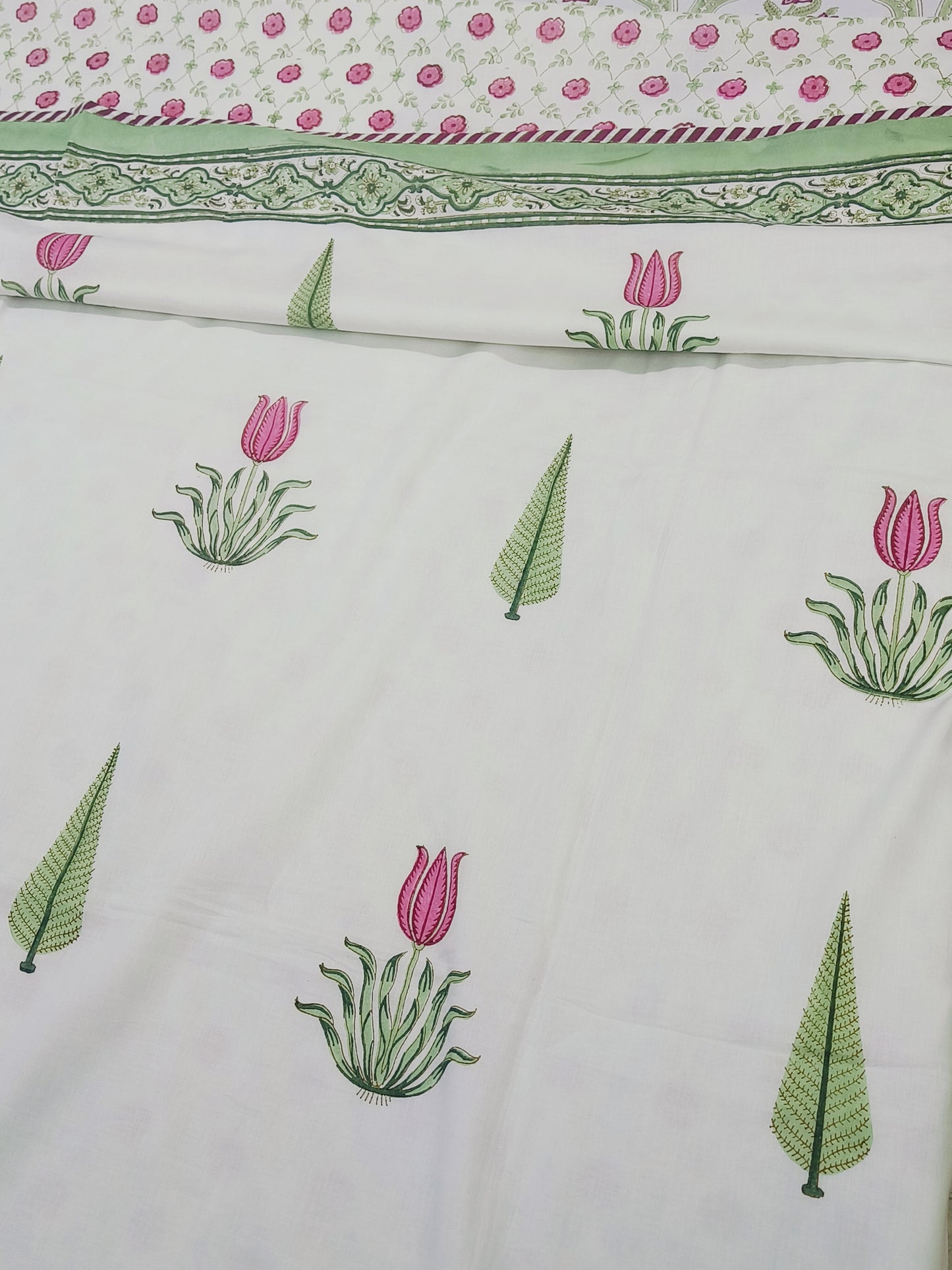 FRESH ARRIVAL Handblock Printed Premium Double Bed Dohars