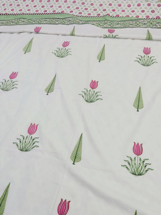 FRESH ARRIVAL Handblock Printed Premium Double Bed Dohars