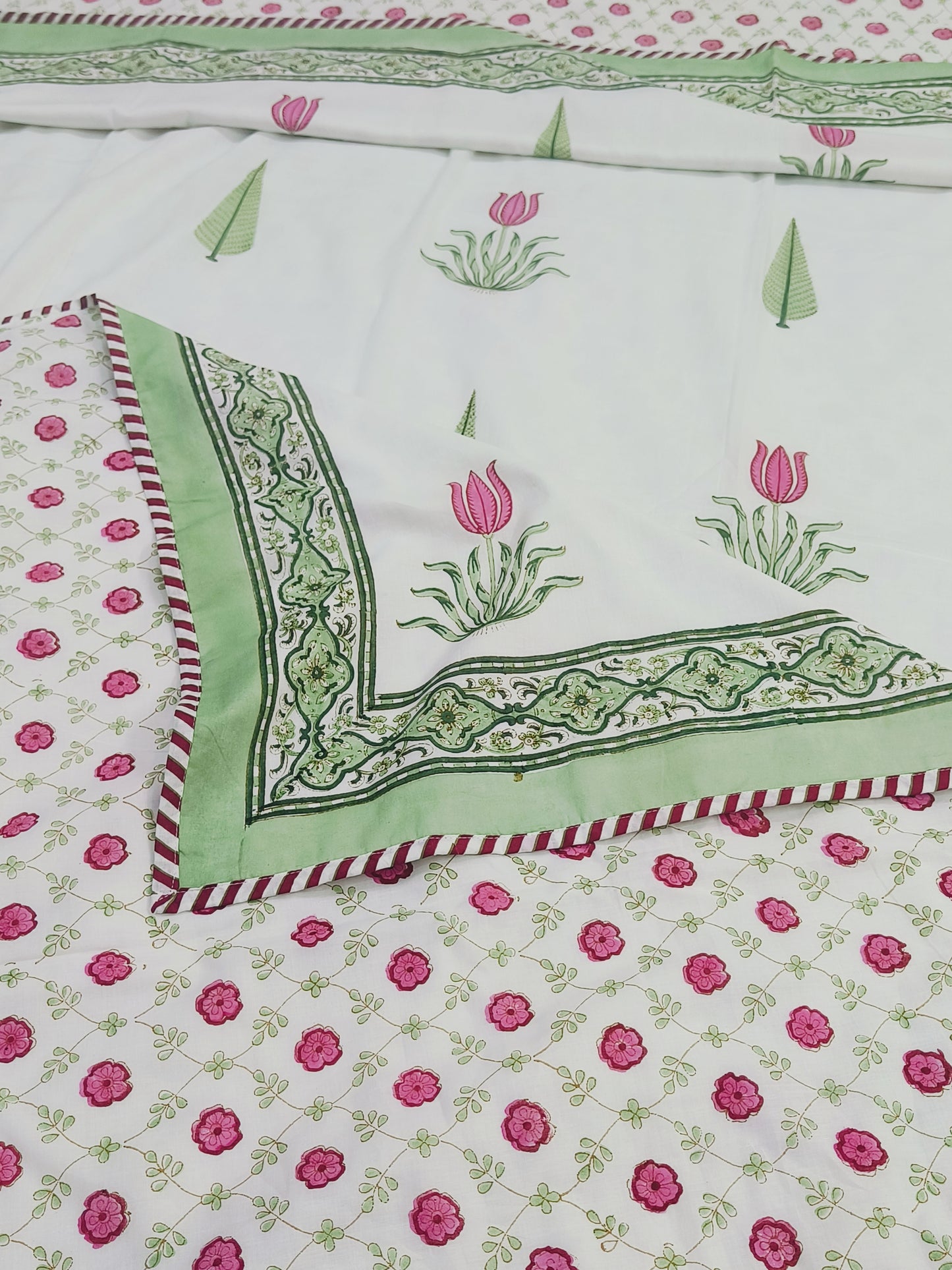 FRESH ARRIVAL Handblock Printed Premium Double Bed Dohars