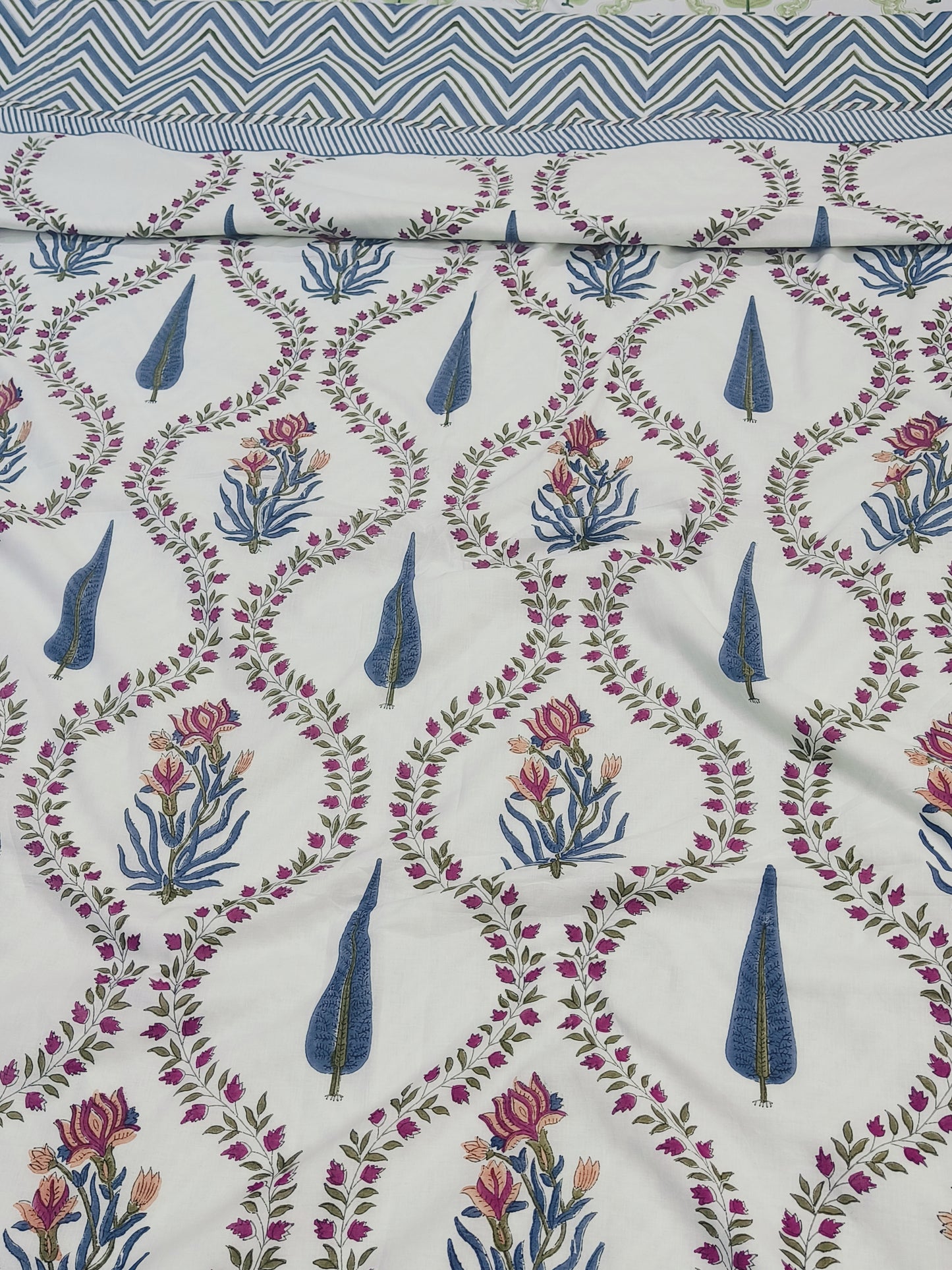 FRESH ARRIVAL Handblock Printed Premium Double Bed Dohars