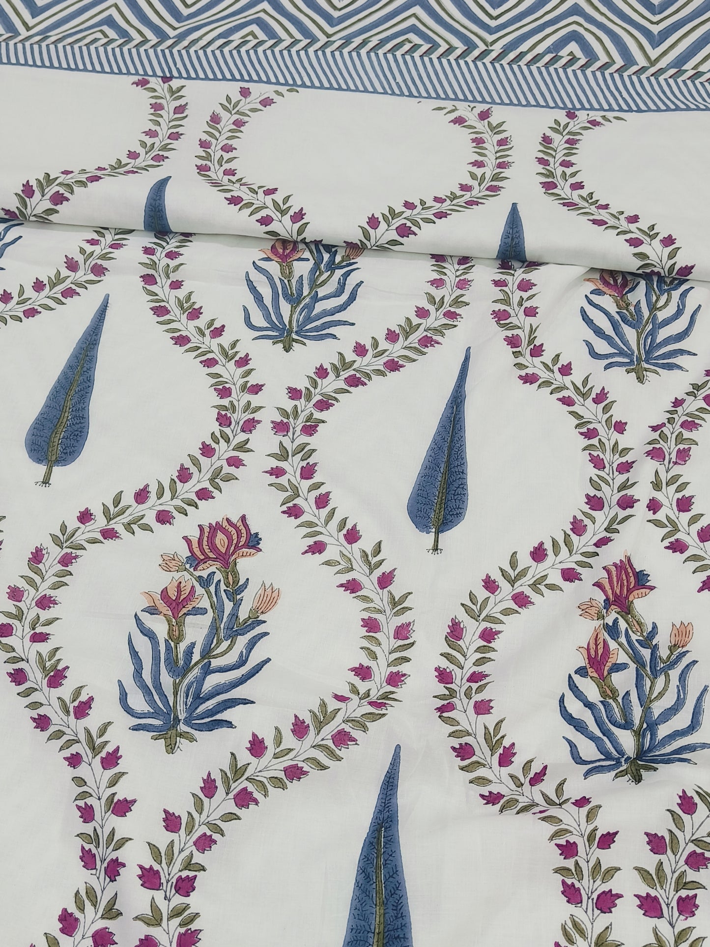 FRESH ARRIVAL Handblock Printed Premium Double Bed Dohars