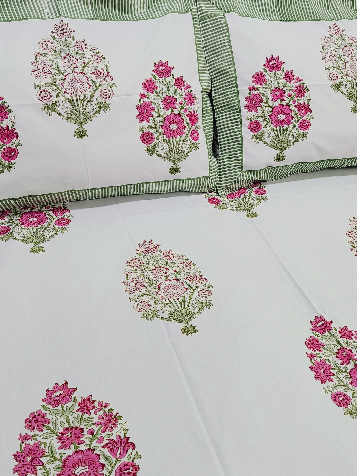 Handblock Printed Premium Bedsheets (Dispatch Time 24 Hours)