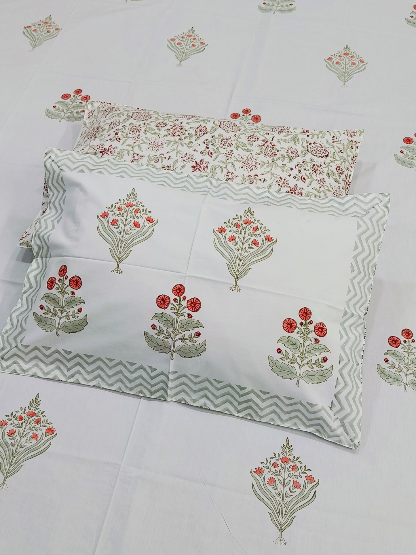 Handblock Printed Premium Bedsheets (Dispatch Time 24 Hours)