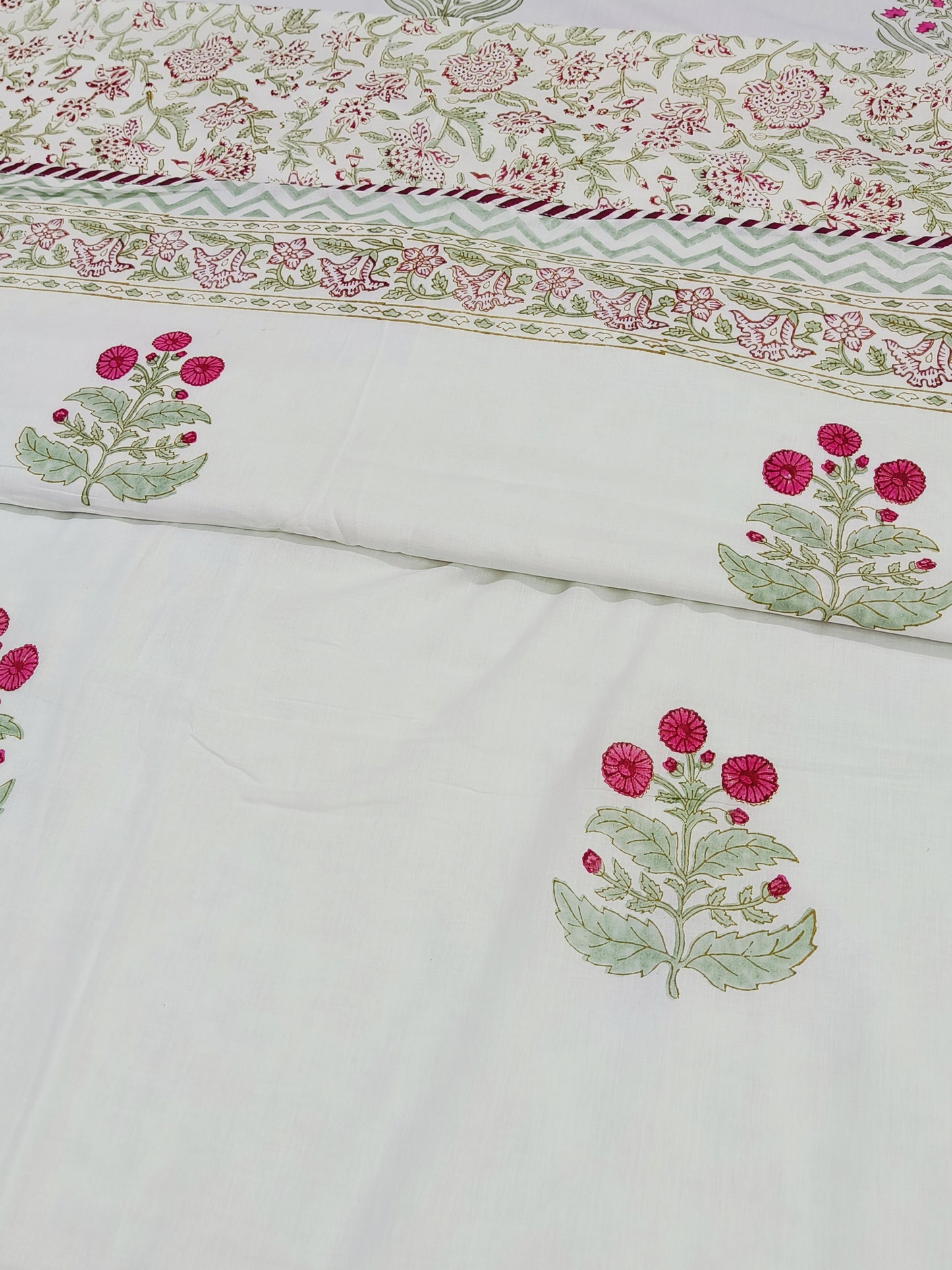 FRESH ARRIVAL Handblock Printed Premium Double Bed Dohars