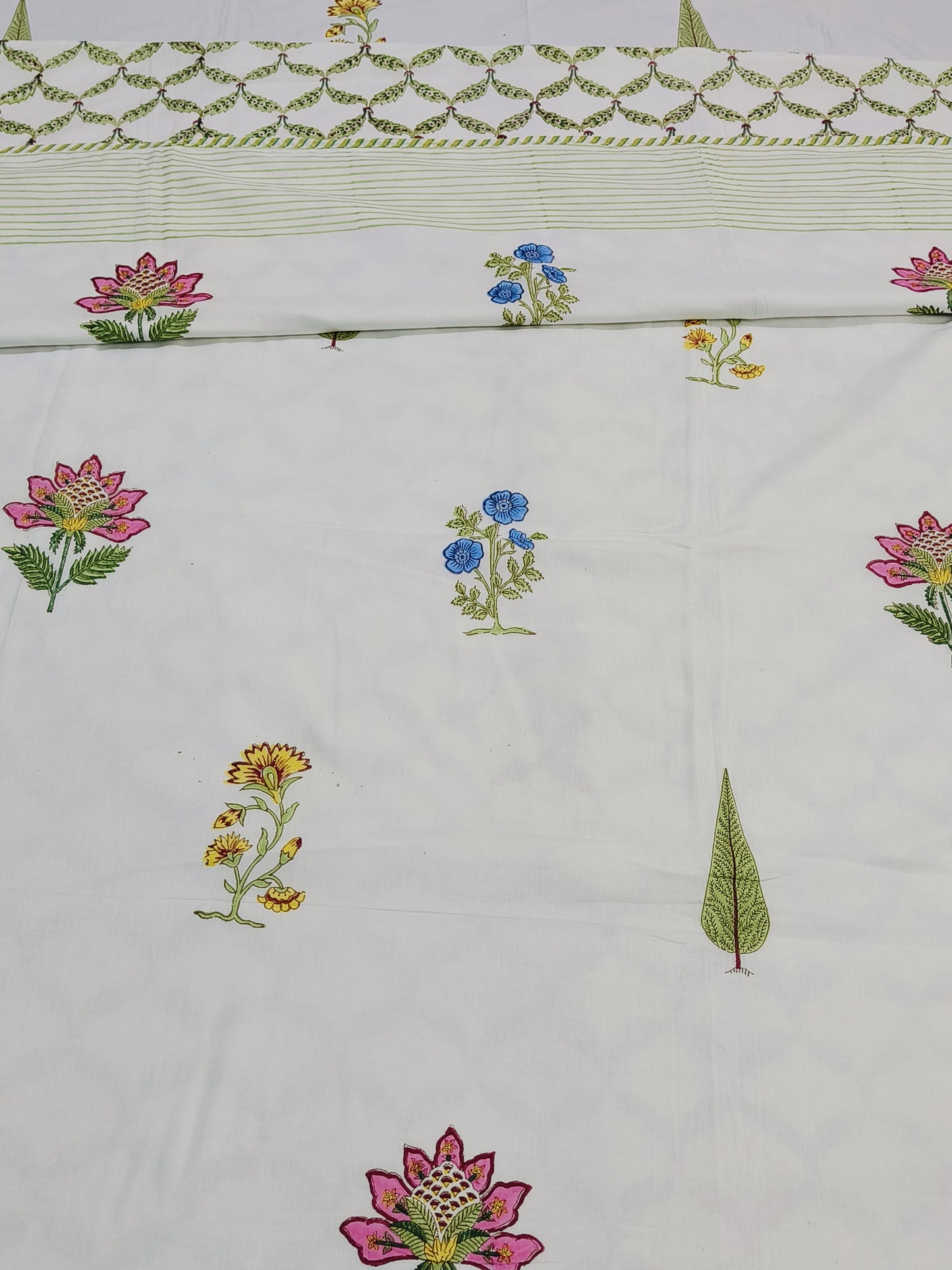 FRESH ARRIVAL Handblock Printed Premium Double Bed Dohars