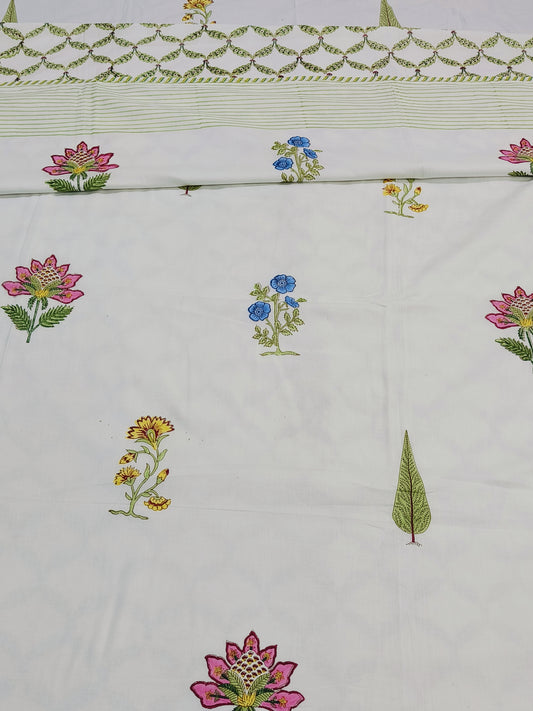 FRESH ARRIVAL Handblock Printed Premium Double Bed Dohars