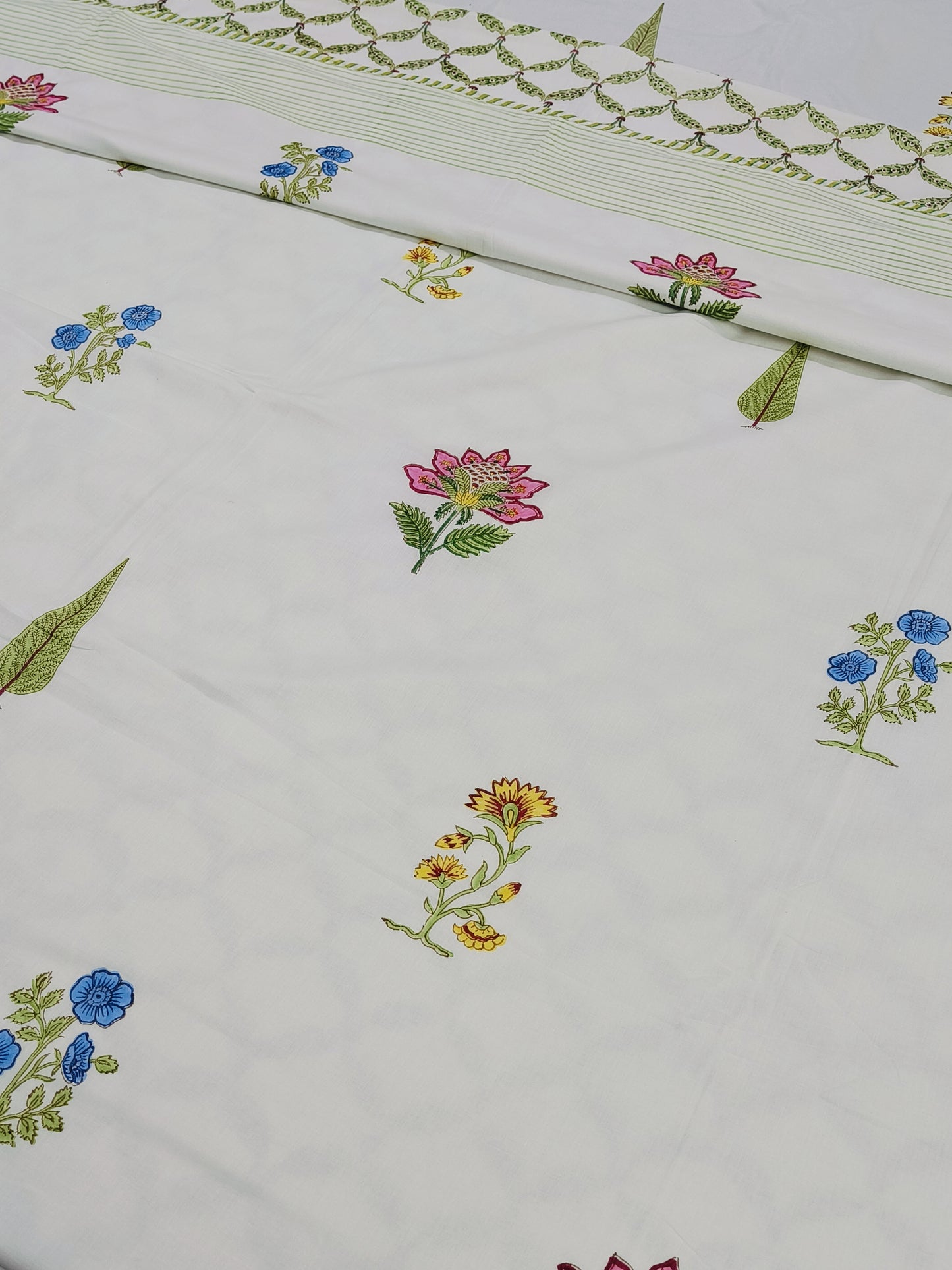 FRESH ARRIVAL Handblock Printed Premium Double Bed Dohars