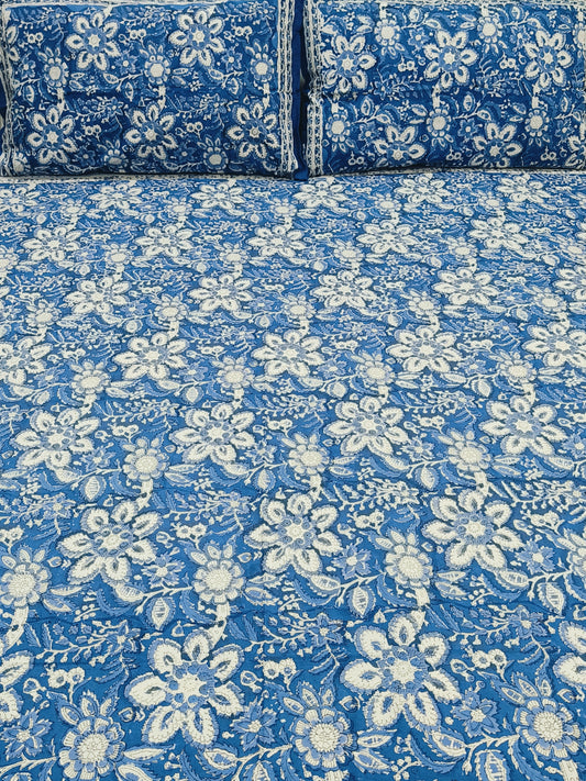 Bedsheet With King Size Pillow Cases