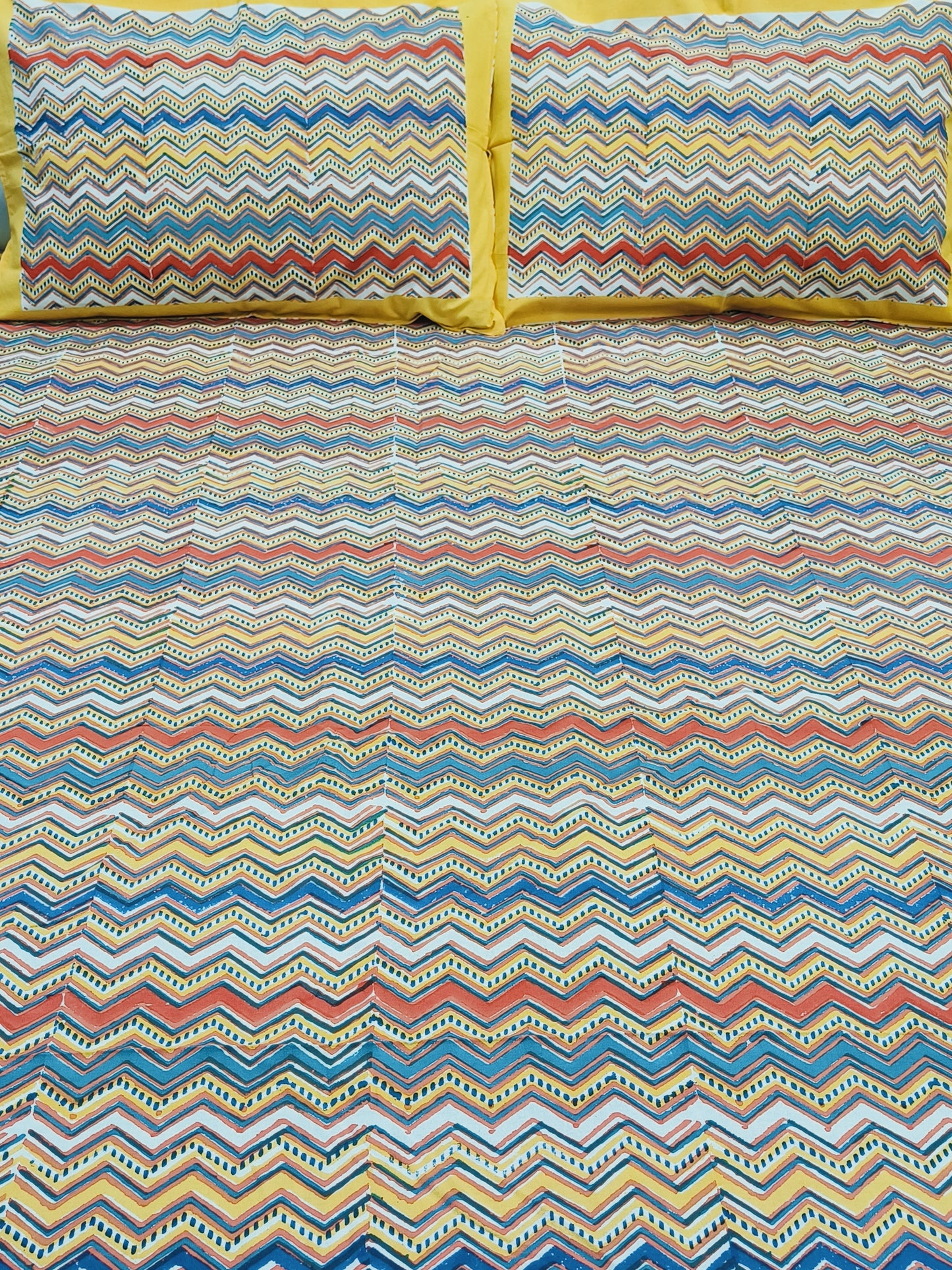 FRESH ARRIVAL Handblock Printed Premium Bedsheets