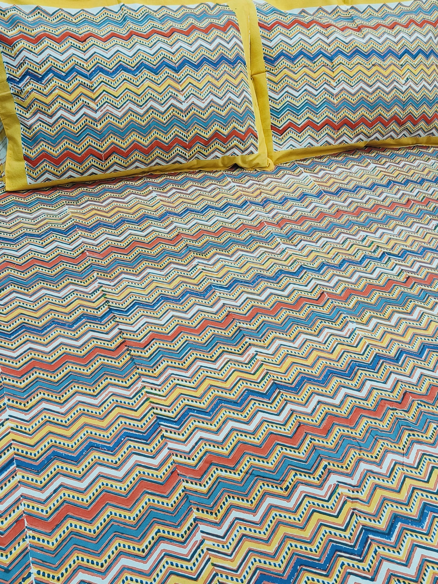 FRESH ARRIVAL Handblock Printed Premium Bedsheets