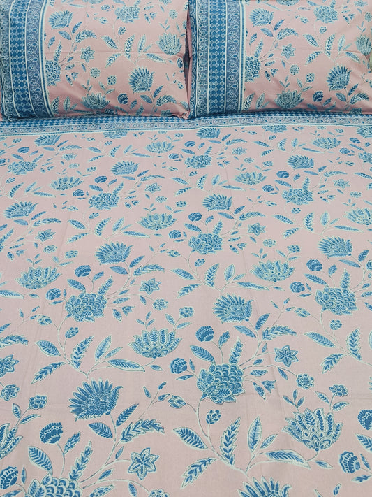 FRESH ARRIVALS Gulbahaar King Size Bedsheets(Dispatch Time 24 Hours)