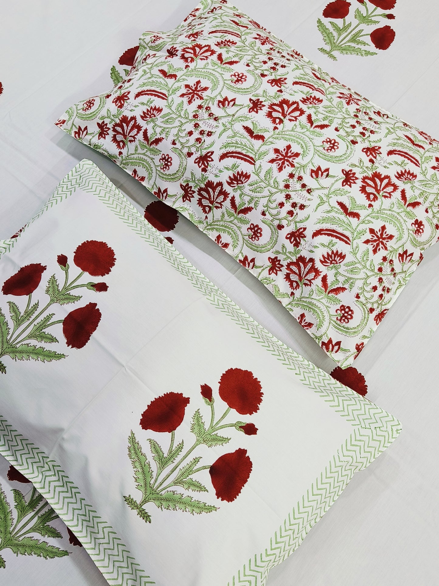 FRESH ARRIVAL Handblock Printed Premium Bedsheets (Dispatch Time 24 Hours)
