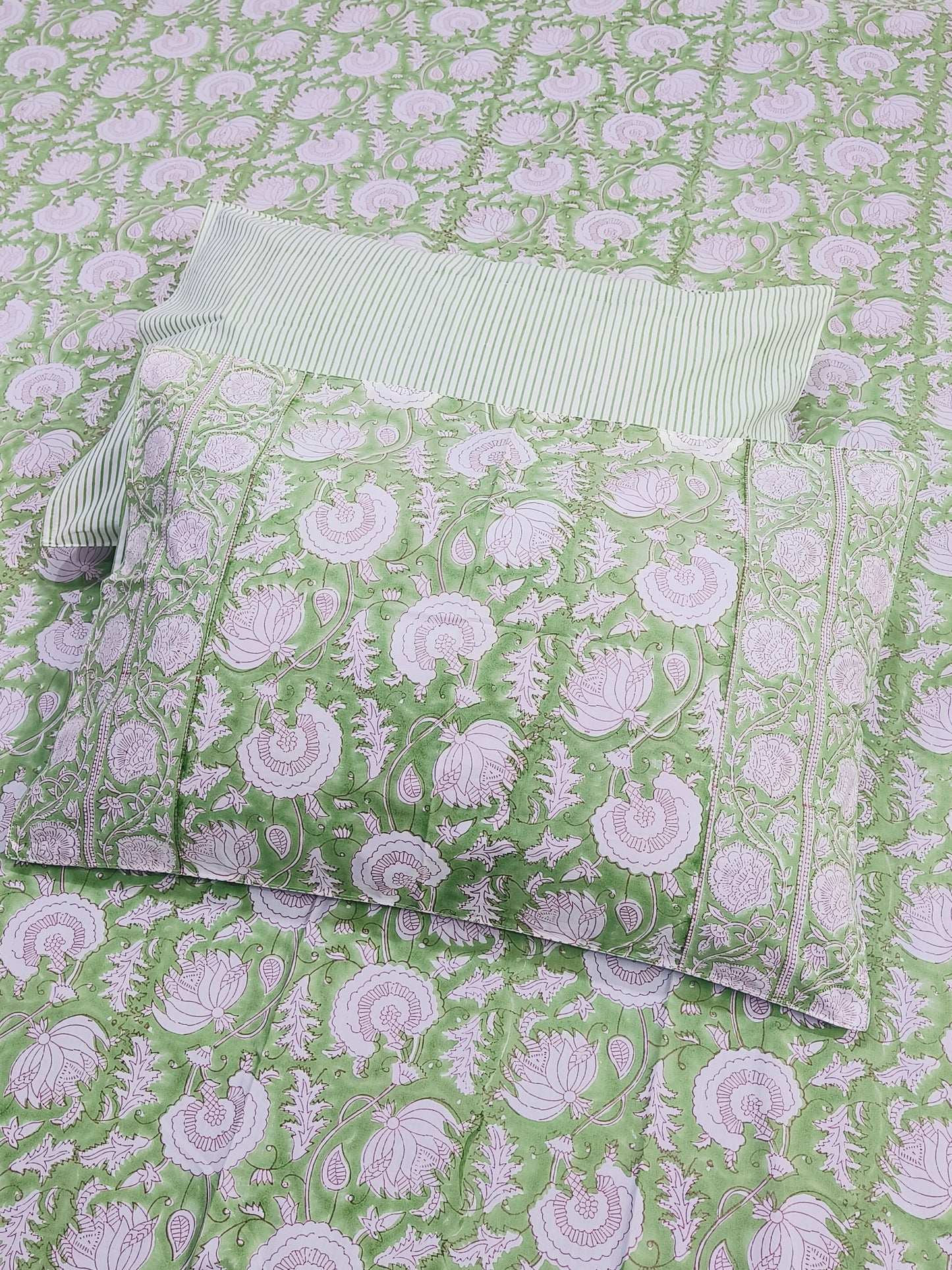 FRESH ARRIVAL Handblock Printed Premium Bedsheets (Dispatch Time 24 Hours)