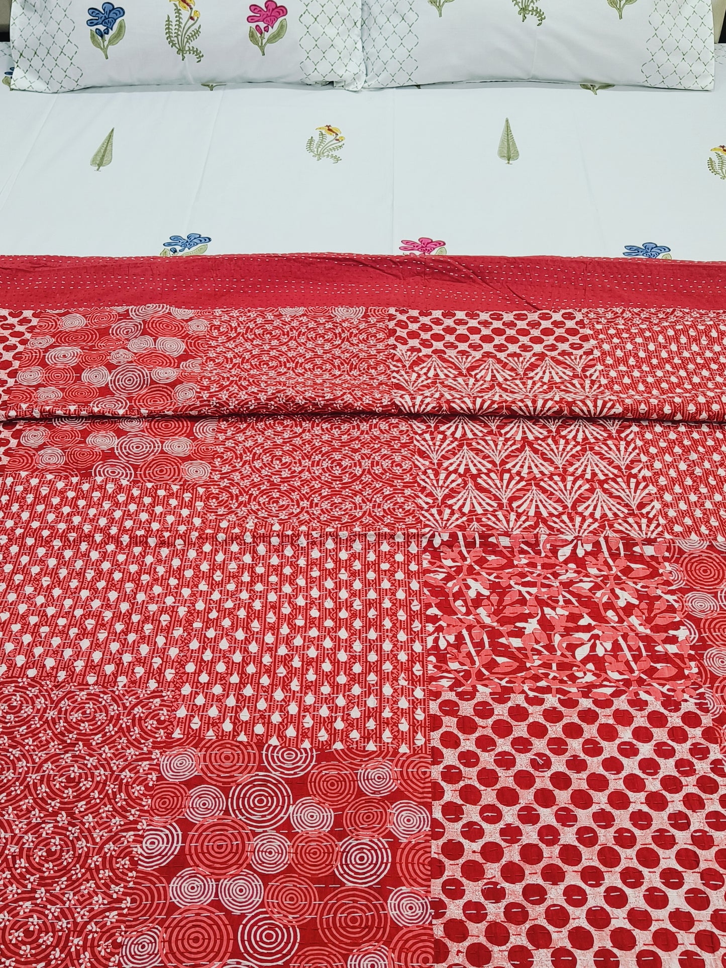 Kantha Bedcovers Printed Premium