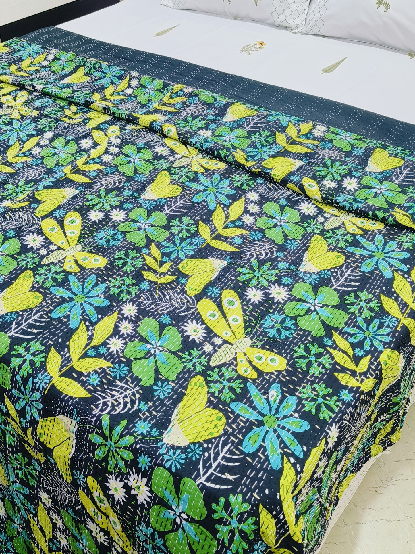 Kantha Bedcovers Printed Premium