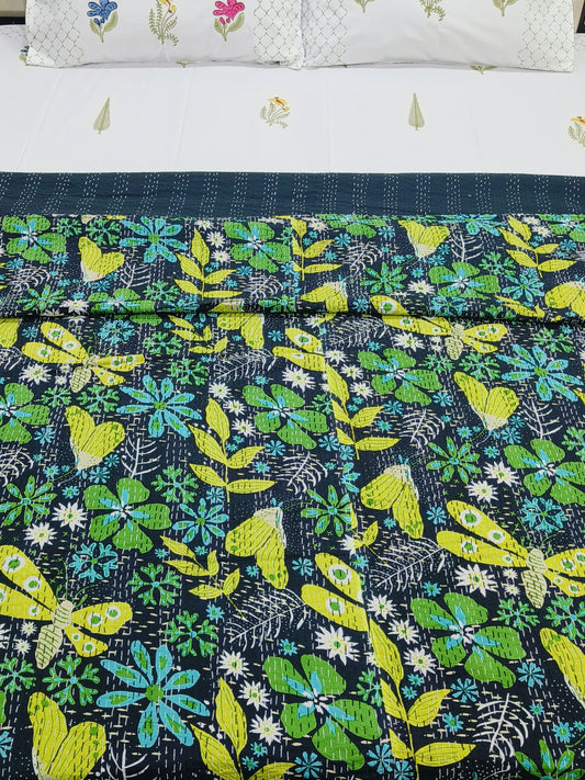 Kantha Bedcovers Printed Premium