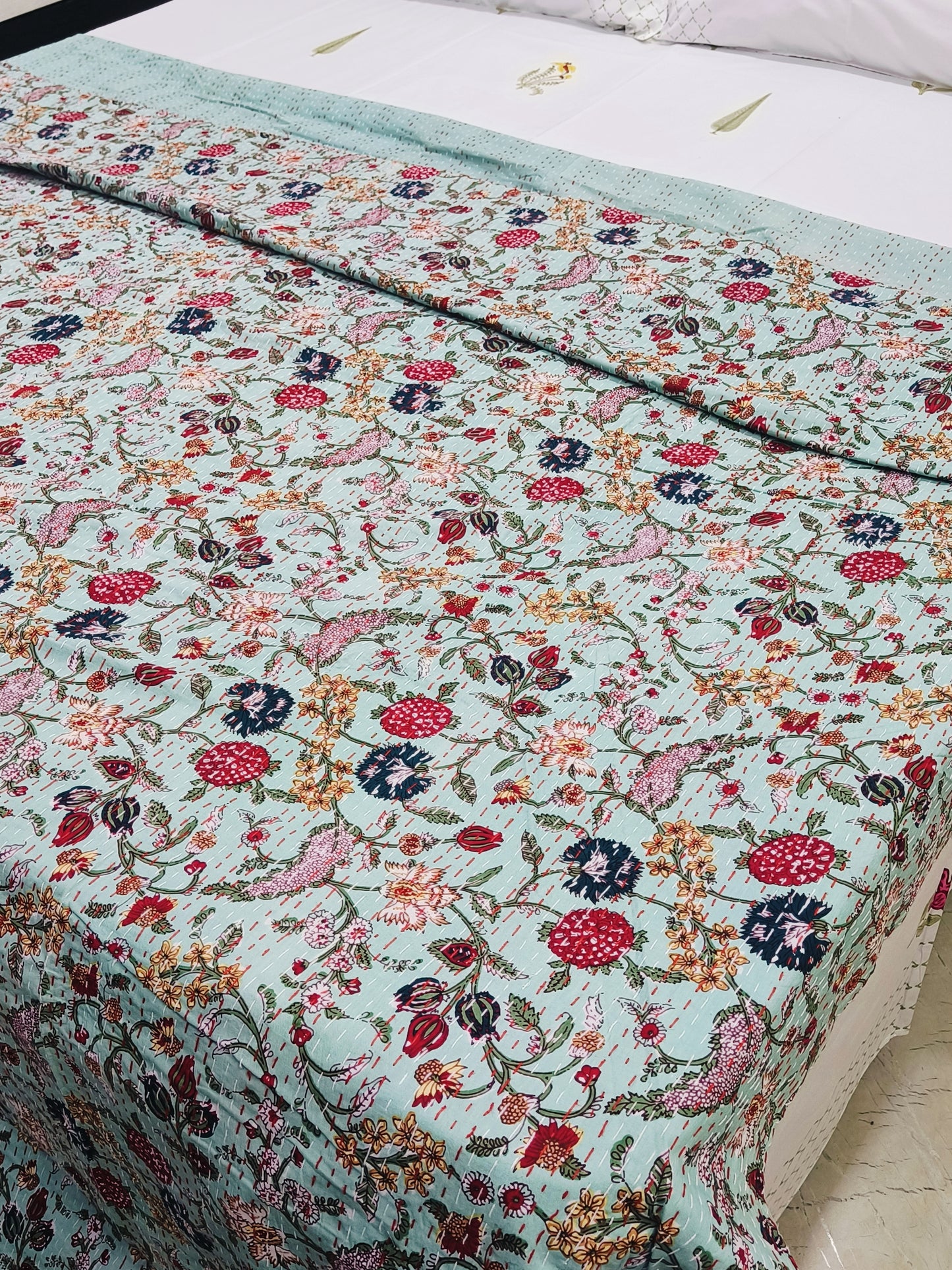 Kantha Bedcovers Printed Premium